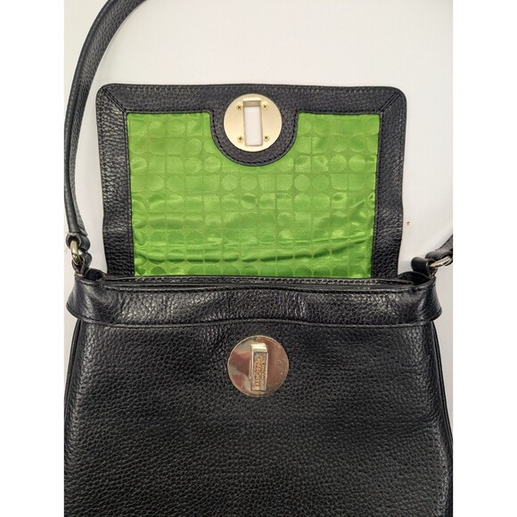 Kate Spade Double Vanessa York Street Noel Hobo Bag Perforated Leather Turn Lock - Picture 5 of 14